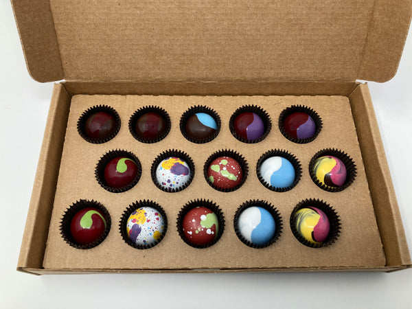 15 Piece Vegan Favorites Bonbon Box – Naked Chocolate