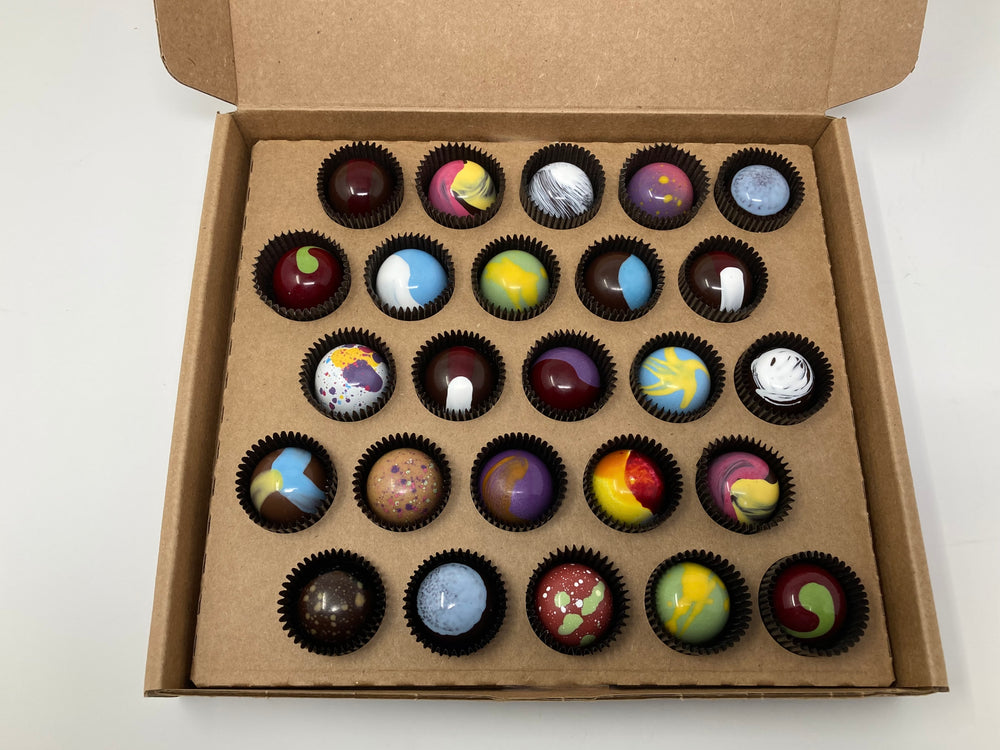 25 Piece House Favorites Bonbon Box – Naked Chocolate